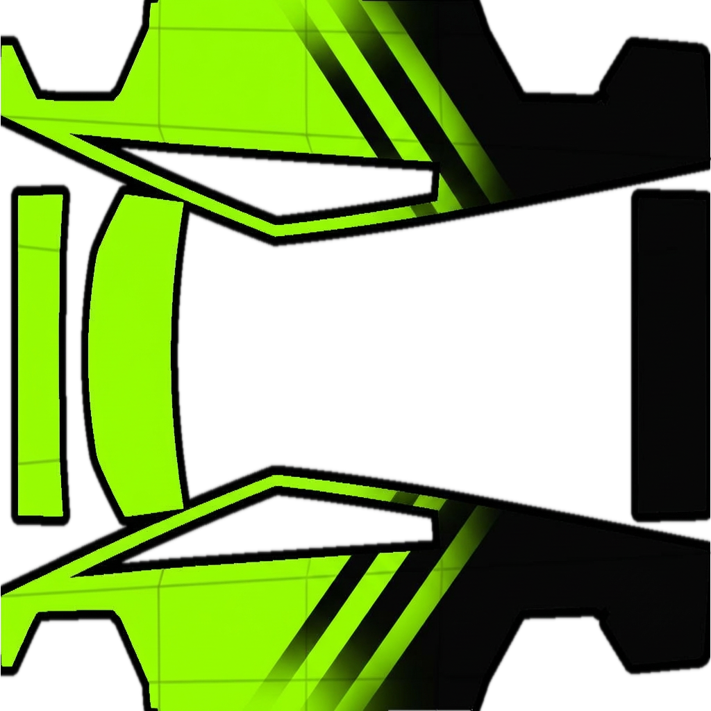 Neon Cyber Geometry digital skin preview