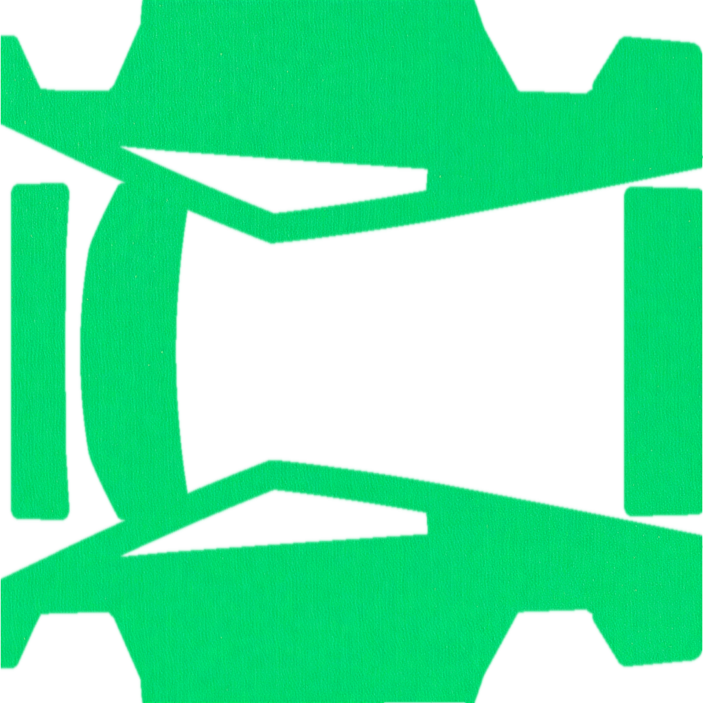 Neon Green Angular Flux digital skin preview