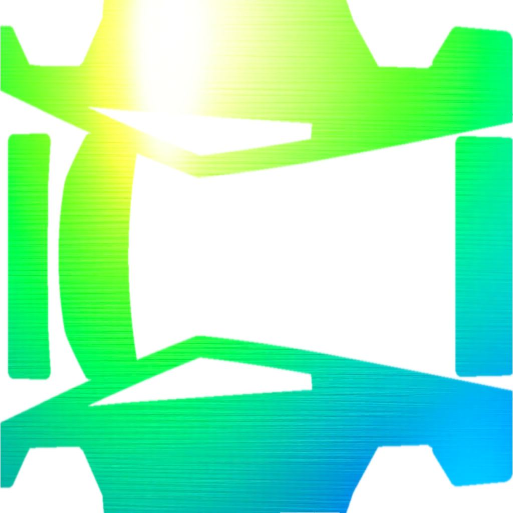Neon Green Cyan Geometry digital skin preview