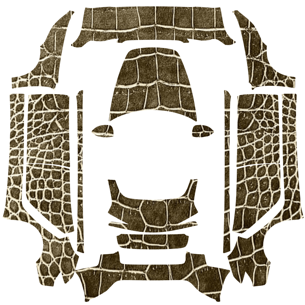 Earthy Reptile Scale Panels digital skin preview