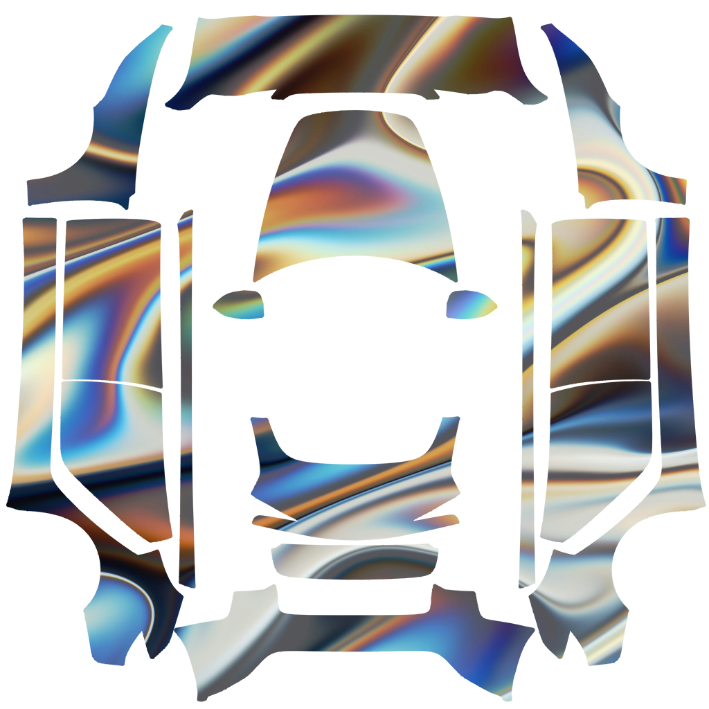 Iridescent Chrome Flow digital skin preview