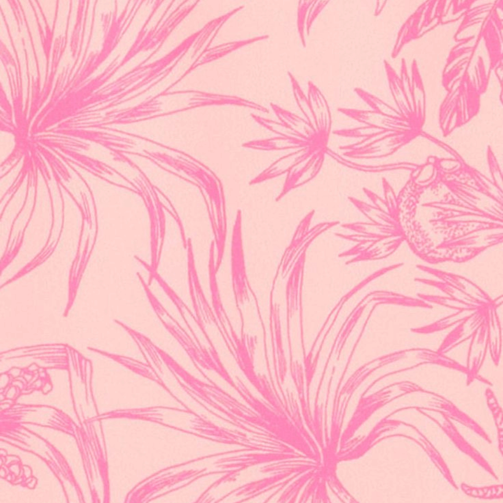 Blush Pink Botanical Linework digital skin preview