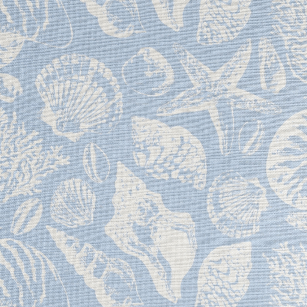 Pale Blue Coastal Shells digital skin preview