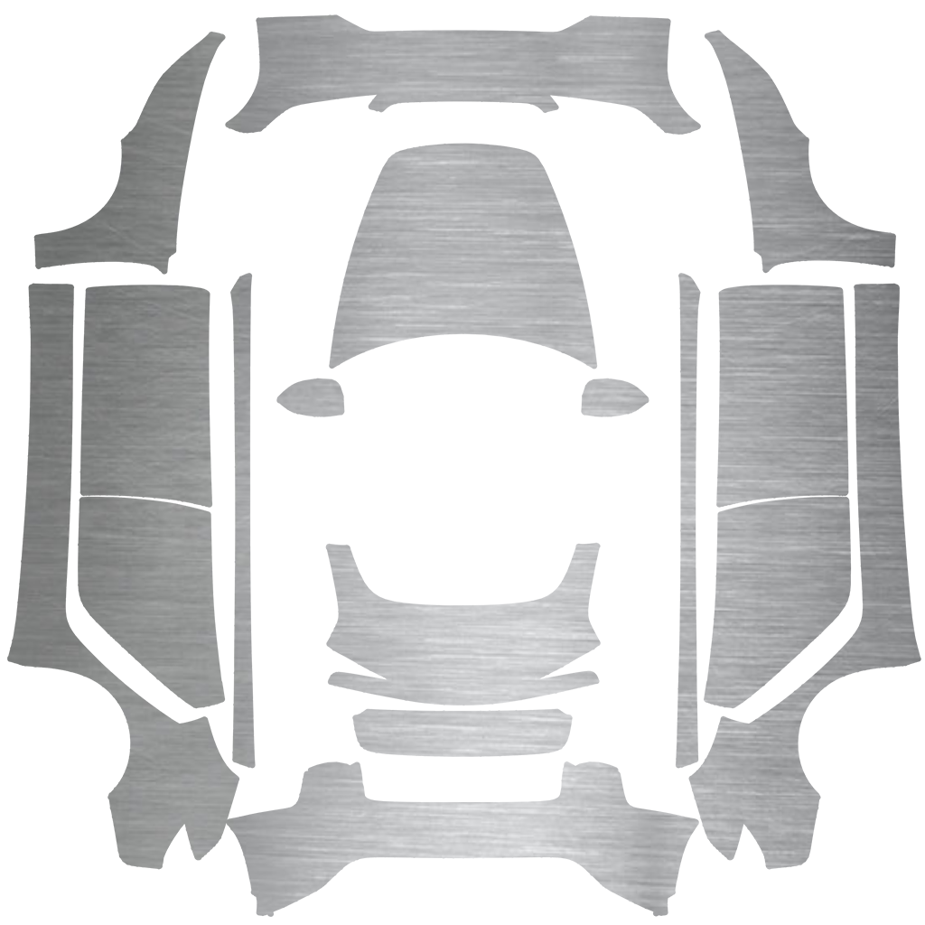 Brushed Silver Vehicle Blueprint digital skin preview