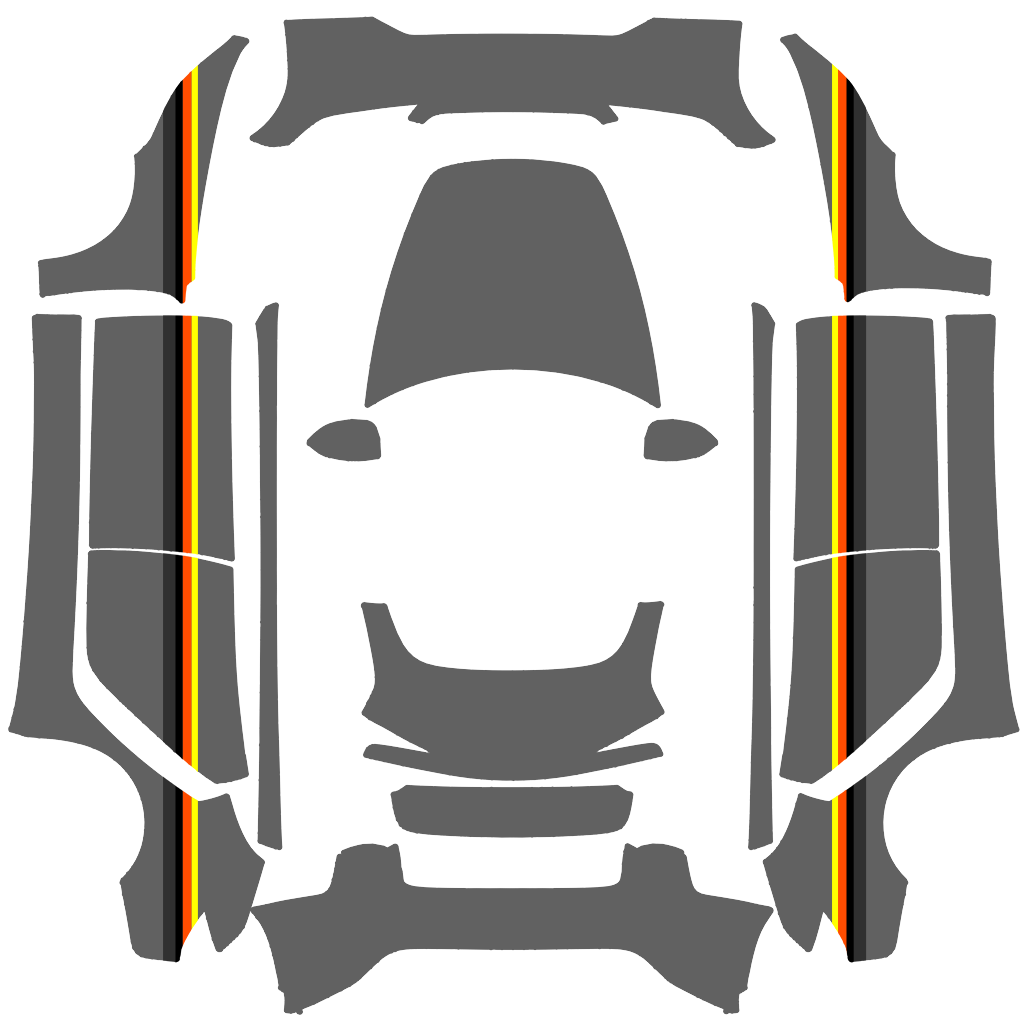 Graphite Twin Stripe Layout digital skin preview