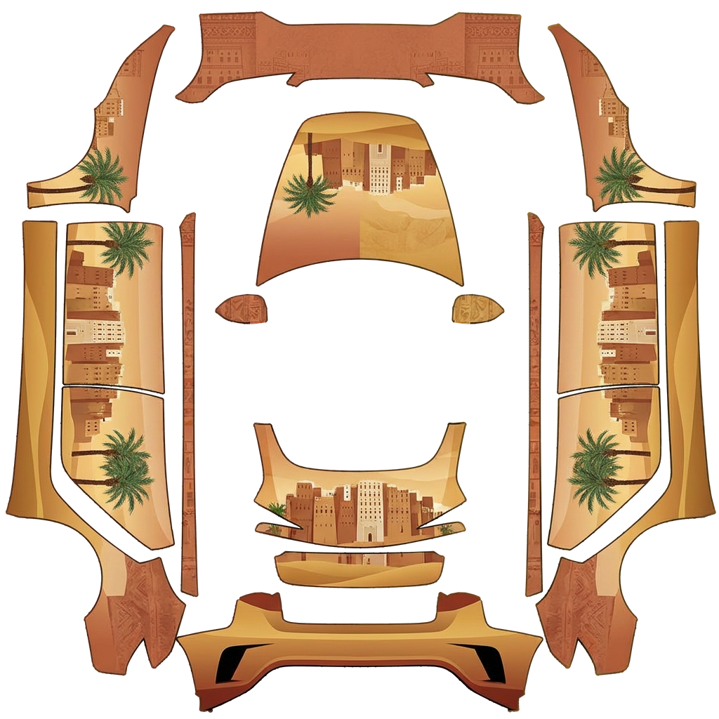 Hadramout Heritage Architecture digital skin preview