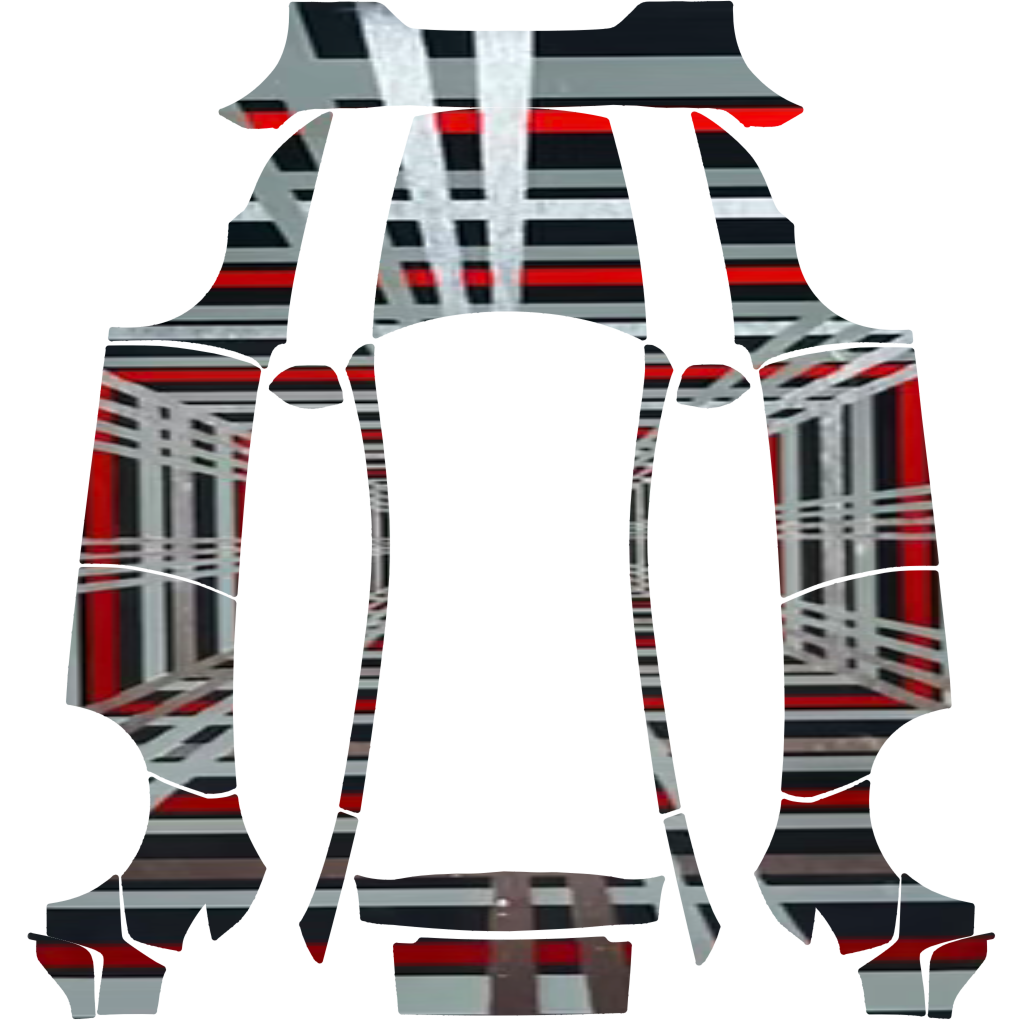 Redline Monochrome Plaid digital skin preview
