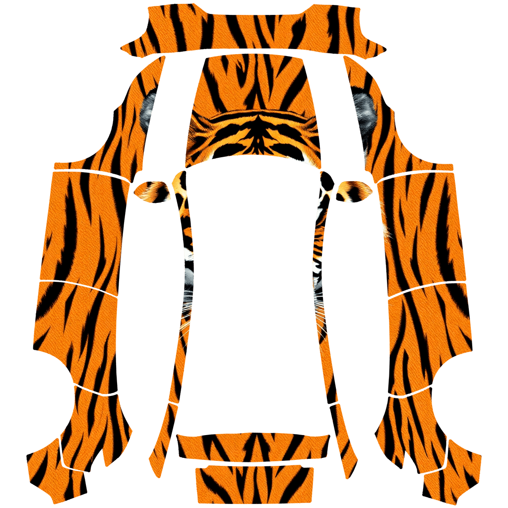 Ember Tiger Stripe Panels digital skin preview