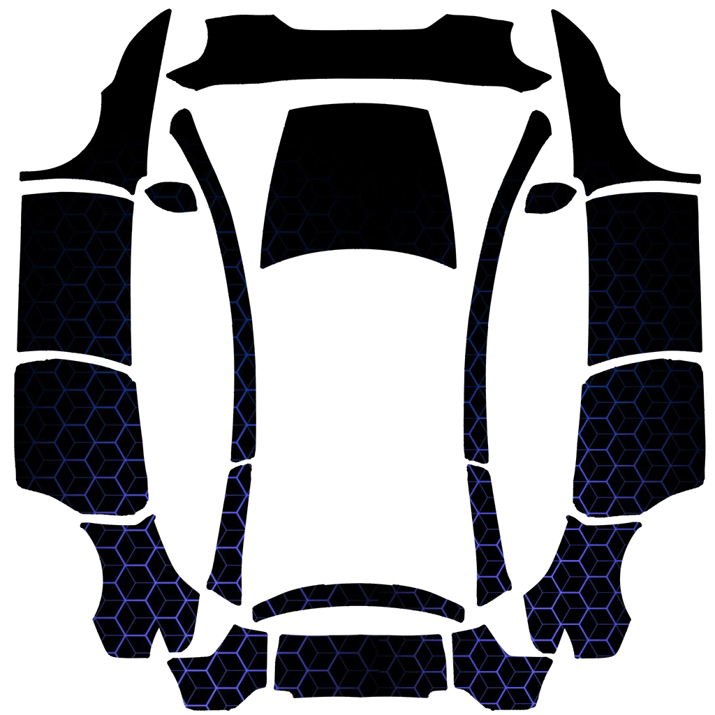 Midnight Blue Honeycomb Frame digital skin preview
