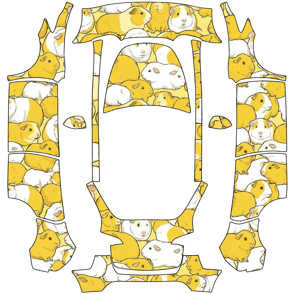 Golden Guinea Pig Parade digital skin preview