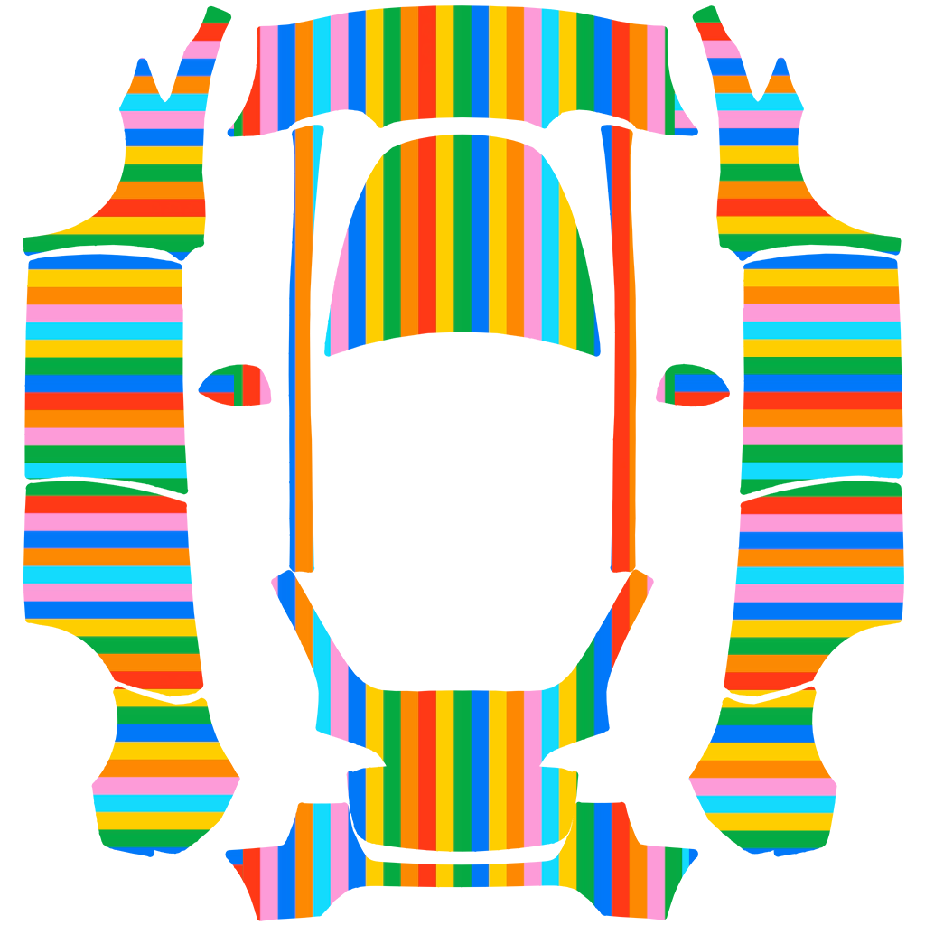 Prismatic Split Stripe Wrap digital skin preview